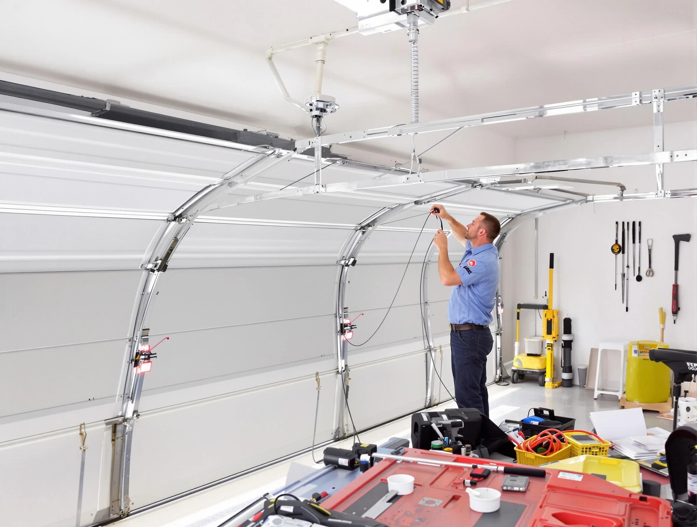 Garage door cable repair service by South Fayette Garage Door Repair in South Fayette