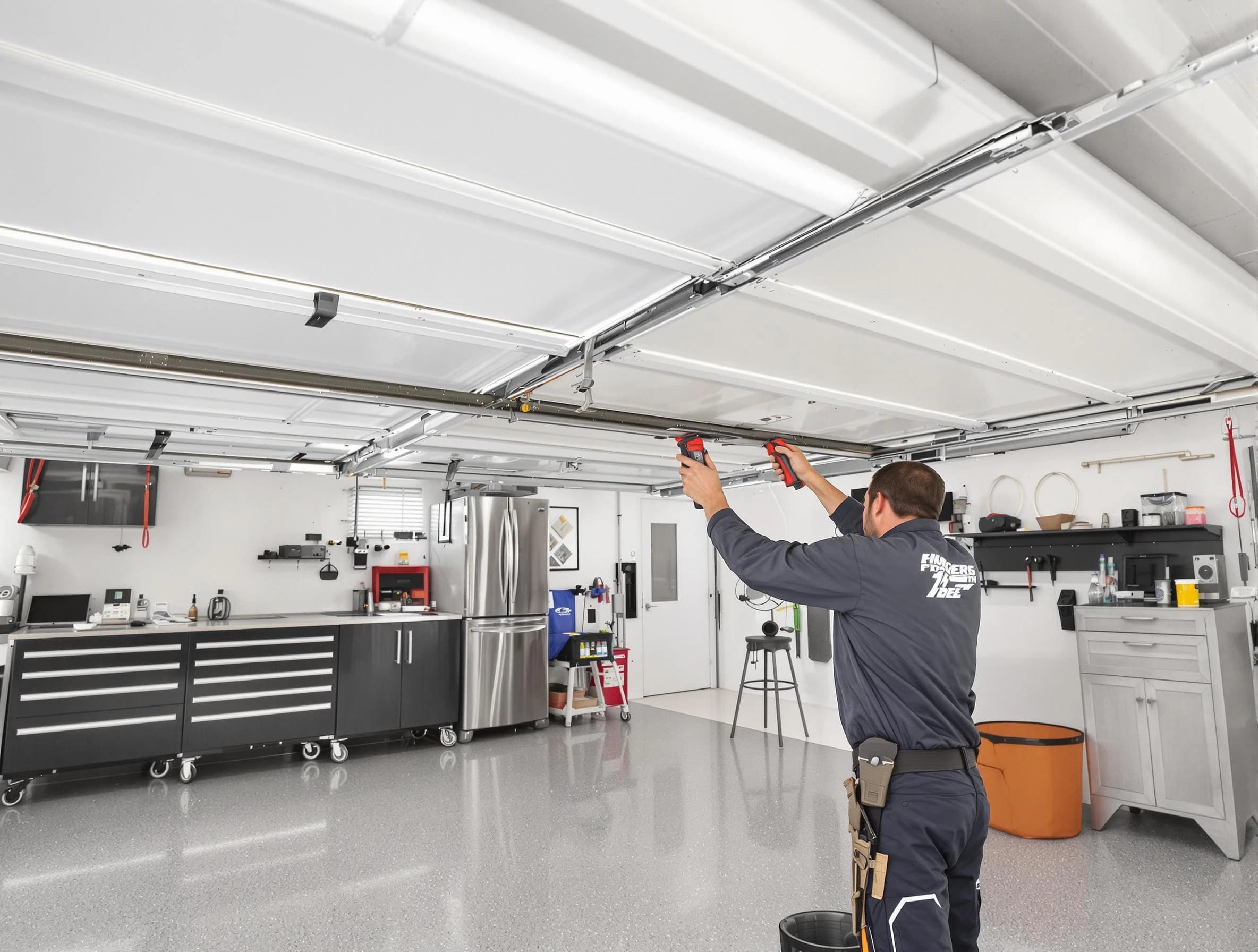 Overhead garage door repair service by South Fayette Garage Door Repair in South Fayette