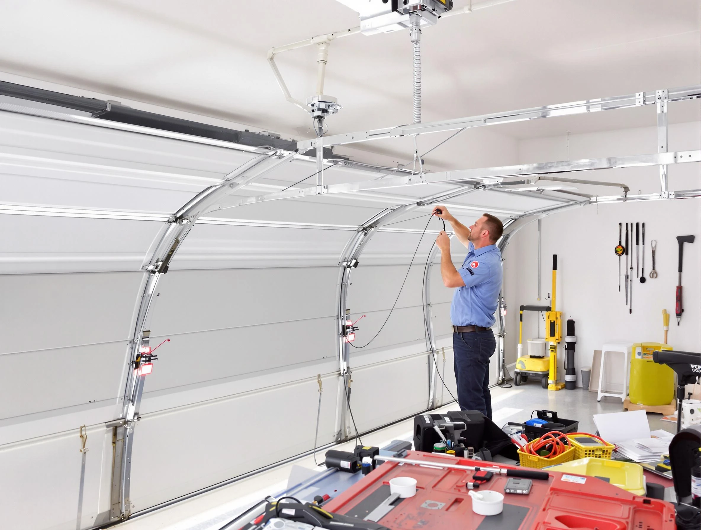 Garage door cable repair service by South Fayette Garage Door Repair in South Fayette