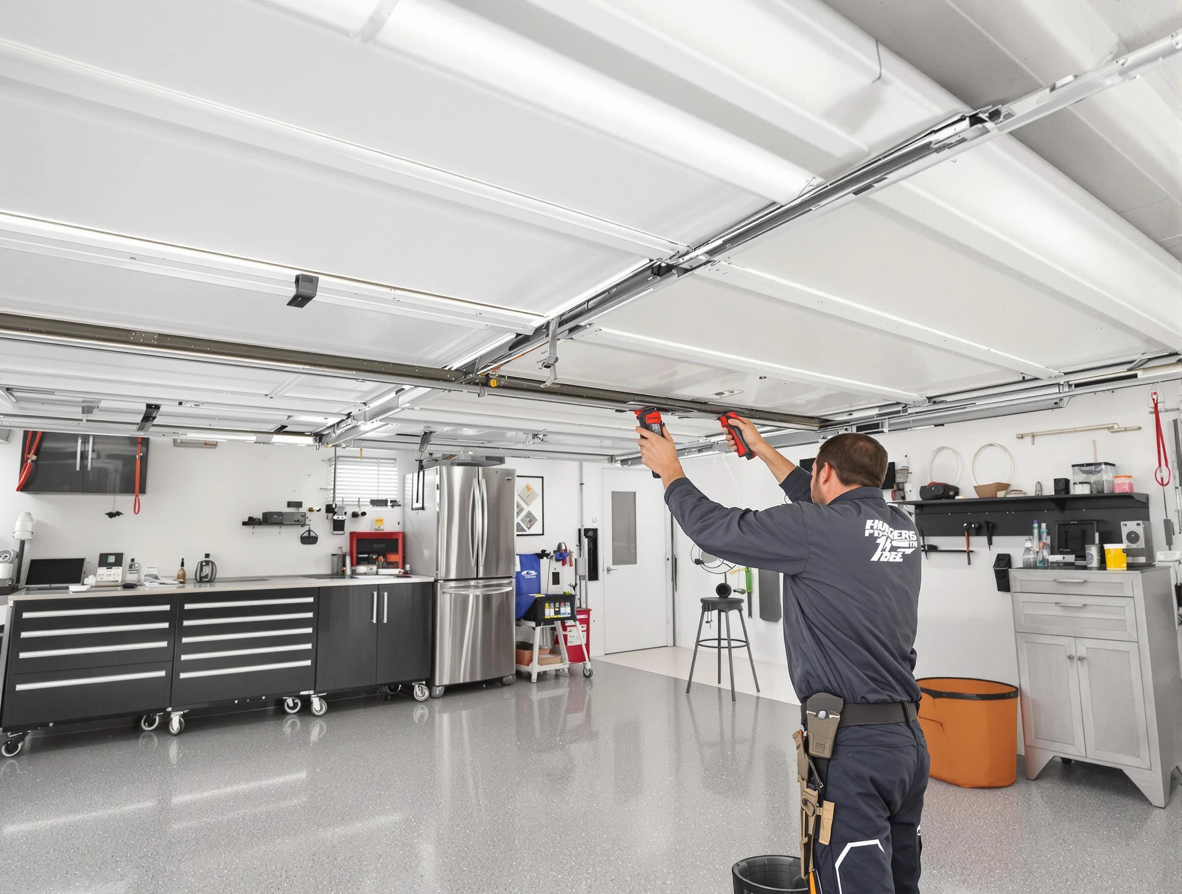 Overhead garage door repair service by South Fayette Garage Door Repair in South Fayette
